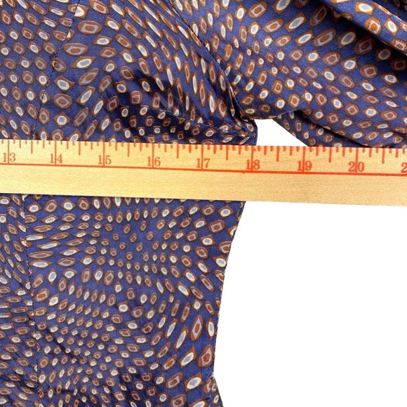 Vintage Isabel Marant Blouse Women‎ Sz 1 US 4 Long Sleeve Abstract Print Button - Picture 9 of 16